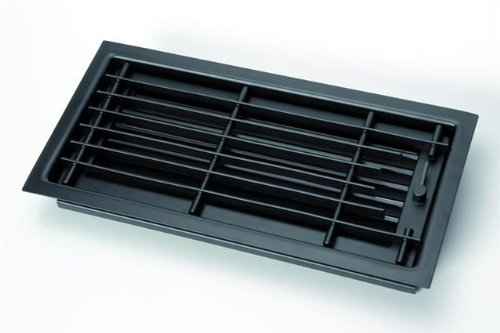 Rejilla de techo 45 x 15 negro Rejilla de ventilación rejilla de horno