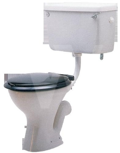 Twyford CC1138WH White Classic Low Level Horizontal Output Pan, WC