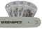 40cm Sägenspezi Schwert-Set Drive mit 4 Halbmeißelketten .325 66TG 1,5mm passend für Husqvarna 445