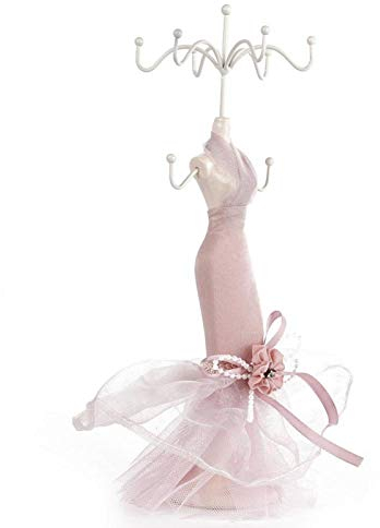 ZJchao Schmuckständer Puppe Mit Kleid Schmuckständer, Prinzessin Kleid Halskette Schmuckständer Halter Dame Modell Kleid Schuhe Mit Kreative Ohrring Anhänger Halskette Armband Ring Schmuc