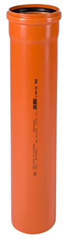 KG Rohr Kanalrohr Abwasser Bogen Abzweig Muffe Abwasserrohr Schachtrohr (KG Rohr, DN 160 x 2000mm)