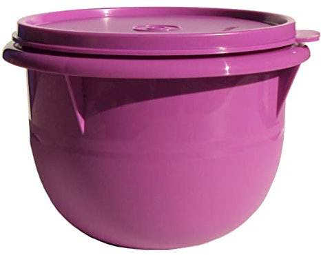 Tupperware Classic Rührschüssel mit flachem Boden, 4 Tassen, Maulbeer-Violett