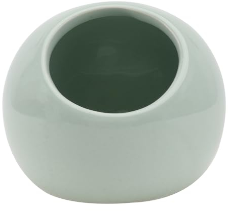 iplusmile Hamster Toilette Hamster Keramikhaus Hamster Nest Versteck Kleine Tierische Keramische Critter- Badewanne Keramischer Hamster- Tunnel Sommerkühlung Hamsterbett (Hellgrün) Hamster Spielzeug