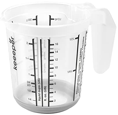 keeeper Pichet Doseur avec Fonction Antidérapante, 500 ml, Massimo, Nordic Grey