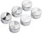 Lioaeust 6 pomos de interruptor de control universal, perilla redonda de aleación de aluminio, accesorios de cocina, pomos universales para estufas de cocina, estufas de gas, hornos, estufas