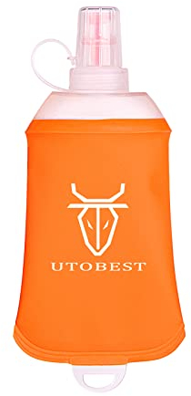 UTOBEST Botella de agua suave para correr, de TPU, plegable, para senderismo, ciclismo, escalada, 200 ml, 1 unidad