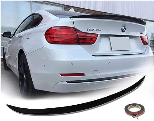 F36 Heckspoiler Kofferraumspoiler Performance Glanz Schwarz für BMW 4er 2014-2020 Performance Tuning Limousine 4-Türer Coupe 420i 428i 430i 435i 440i Heckspoiler