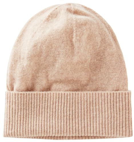 United Colors of Benetton Damen Strickmütze 1002da010 Beanie-Mütze, beige, One Size