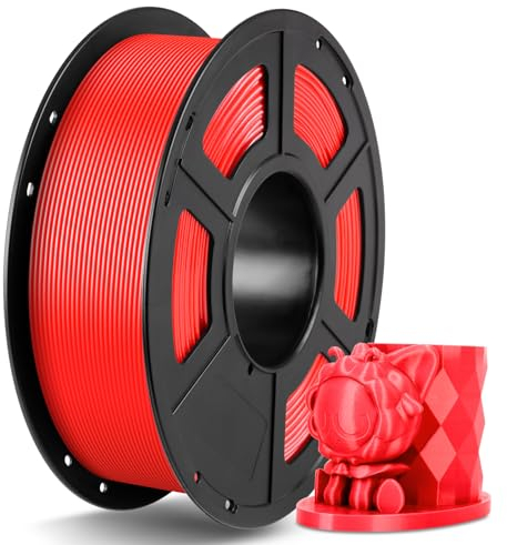 ANYCUBIC PETG Filament Rot 1KG, 3D Druckmaterialien 1,75mm Filament PETG für Meisten 3D Drucker