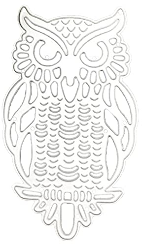 Metall-Stanzschablone mit Tier-Eule, Karbonstahl, Schablone, Scrapbooking, für Karten