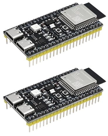 GERUI 2 Stück ESP32-S3 WROOM-1-N16R8 ESP32-S3-DevKitC-1 Entwicklungsboards mit WLAN, Bluetooth 5.0 kompatibel mit Arduino