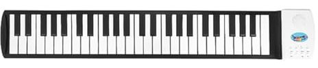Namvo Tragbares Klavier-Keyboard, 49 Tasten, Rolling Piano, wiederaufladbares Keyboard-Piano mit Mikrofon, Kopfhöreranschluss