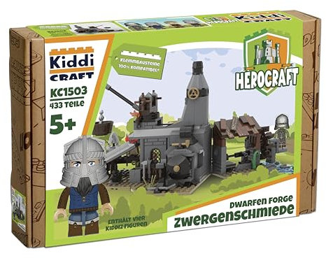 KIDDICRAFT KC1503 Zwergenschmiede - Klemmbausteine