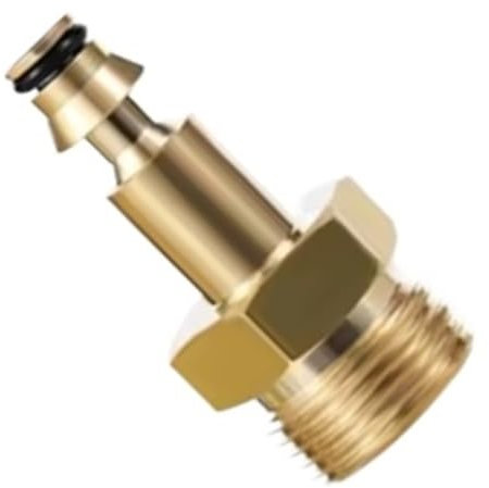 Ajhui Conector De Manguera M22 De 14 Mm, Adaptador De Manguera For Hidrolimpiadora De Alta Presión, Piezas De Repuesto Y Accesorios Compatibles con Karcher, Lavor Y Bosch.(Light Grey)