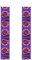 Banderas decorativas con estampado de rosas fucsias, para eventos de fiesta, adecuadas para colgar en interiores y exteriores