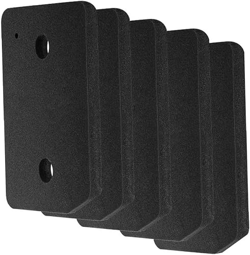 Zhanhai Confezione da 5/10 filtri in spugna di ricambio adatti per Miele T1 9164761, accessori per asciugatrice a pompa di calore, 207 x 157 x 30 mm (confezione da 5)