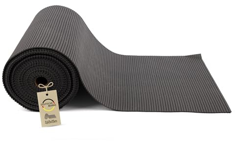 Bestlivings Weichschaummatte auf Rolle 1500x65cm (15 Meter) Anthrazit – Bodenschutz rutschfest schalldämmend, Stärke ca. 5mm – Zuschneidbar – ÖKO-TEX