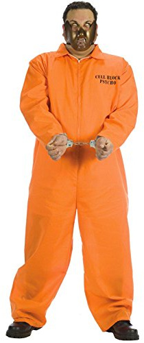 FunWorld Cell Block Cannibal Psycho Costume Adult Orange