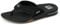 Reef Men's Fanning Flip Flops, Black Black Silver, 4 UK