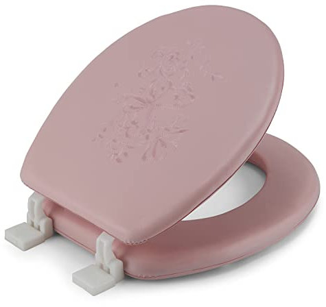 J&V TEXTILES 801 Toilet Seat, Pink
