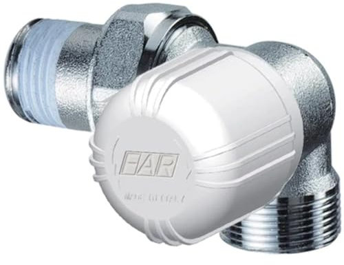 Valvola termostatizzabile a squadra sx 1/2 per tubo rame