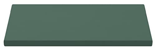 Outdoor/Indoor Water Resistant 3 Seater Bench And Patio Furniture Padded Cushion ONLY Garden Furniture Pad 142cm x 52cm x 6cm thick (Bottle Green)