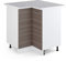 Vicco Eckunterschrank R-Line, Edelgrau, 75.6 cm, AP Marmor