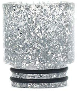 Golden Silver Star en Boquilla de Resina 810 Punta de Goteo para e-Cigarette 810 Atomizador Tanque RTA RDTA Vaporizador Sin Tabaco ni nicotina (Color : Silver)