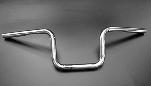 GZM Lenker Apehanger Bad niedrig 1 Zoll (25 mm) verchromt Universal für Motorrad Harley Custom Bobber Chopper