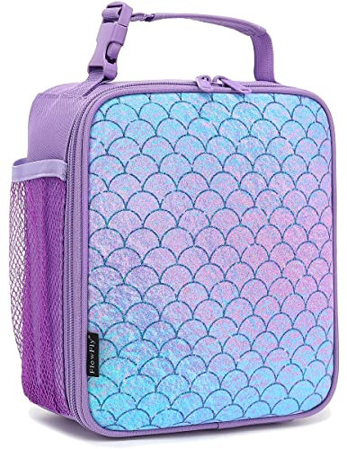 FlowFly Kinder-Lunchbox, isolierte weiche Tasche, Mini-Kühltasche, Schulanfang, Thermo-Mahlzeiten-Tragetasche, Set für Mädchen, Jungen, Waage