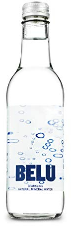 Belu Sustainable Bottled Sparkling Mineral Water, 24 x 330ml Multipack
