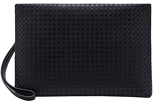 FSD.WG Herren-Clutch-Tasche 30,5 cm große Handtasche große Clutch-Geldbörse, h, Large