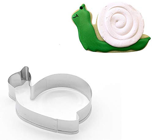 Moule à biscuits en acier inoxydable en forme d'escargot – Emporte-pièce en acier inoxydable en forme d'escargot – Moule à chocolat en acier inoxydable – 1 pièce