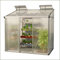 GFP Gewächshaus Anlehngewächshaus Eden 23 aus Alu - 222x147 cm - 10 mm Polycarbonat Doppelstegplatten Transparent