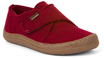 Froddo Jungen Hausschuhe Wooly Barefoot Hausschuh Textil Kinderschuhe Uni Hausschuh barfuß Barefoot hüttenschuh Pantoffel