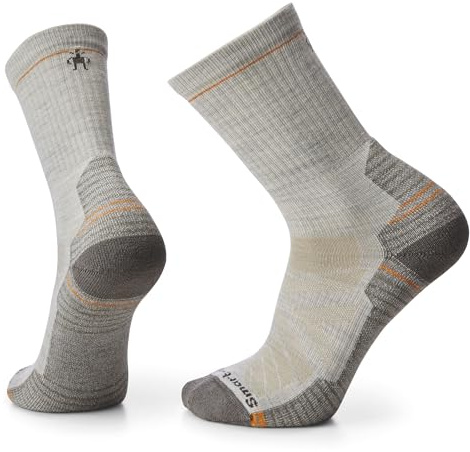 Smartwool Unisex Hike Light Cushion Crew Socken, Ash, L