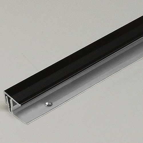 Abschlussprofil | Aluminium | Bronze Hell | Breite 21.5 mm | Länge 900 mm | Gebohrt/Klicksystem | Klick-Abschlussprofil | 1 Stück