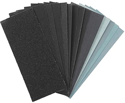 KUBAOS 5 Stück Schleifpapier 30000 bis 20000 zum Schleifen in der Automobilindustrie und für Holz 230 x 93 mm,20000#