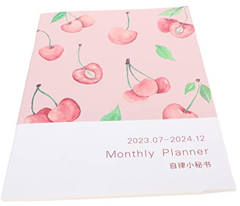 STOBOK Kalenderplaner auftragsbuch aufgabenheft wöchentlicher Terminkalender Agendaplaner Notizbücher Arbeitsheft Kalender-Notizbuch-Planer Jahresplaner 2023 Zeitpläne Planungstisch Rosa