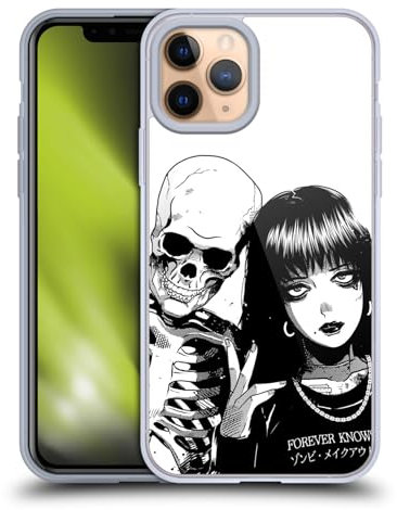 Head Case Designs Offizielle Zombie Makeout Club Forever Weiß Es Am Besten Kunst Softgelhülle Kompatibel Mit Apple iPhone 11 Pro Und Kompatibel Mit Magsafe Zubehör