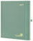 POPRUN Kalender 2025 Buchkalender Hardcover, ca. A4 (26,5 x 21,5 cm), 12-Monate-Terminplaner (Jan.2025-Dez.2025), Wochenplaner 2025 mit 100 GSM Zertifiziertem Papier - Mitternachtsgrün