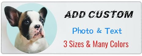 Personalised Extended Large Mouse Pad Desk Mats, Custom Long Gaming Mat for Keyboard Laptop Computer Desk, Design Your Own Mouse Mat with Photo Picture Logo Text, Gifts for Kids Birthday Christmas