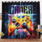 KIDSLOVE Gamepad Vorhänge Gamer Fenstervorhang Gaming Schlafzimmer Gamer Videospiele Vorhang Gamepad Verdunkelungsvorhang Gamepad Kinder Blickdichte Vorhänge (7,280x180cm(BxH)/ 140x180cmx2)