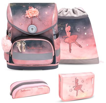 Belmil 405-41 Schulranzen Set (Ballerina Black Pink 2025)