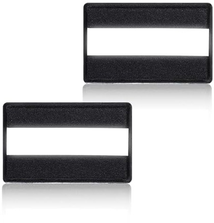 JIEYAO Reflektierende Sicherheitsflicken, 2 Stück Reflektor Patch Klett Leuchtend Reflektierender Aufnäher Reflektoren Reflector Patch Sicherheitspatch mit Klettverschluss Reflektorband für Nachtsport