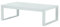 Vente-unique - Table Basse de Jardin en Aluminium - Blanc - Molokai de MYLIA