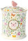 Easy Life Biscottiera barattolo da cucina in porcellana con fiori e farfalle Dancing Butterflies D11xH14 cm