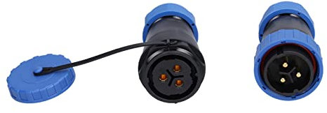 ViaGasaFamido Long Service Life Aviation Par IP68 Sentiment D'ordinateur Imperméable Imperméable étanche et équipement électronique Bridge (3 broches)
