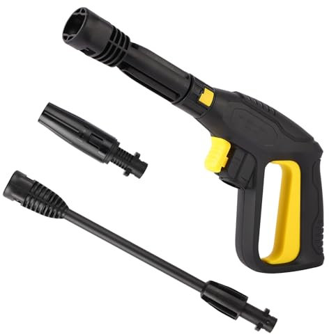 Replacement Pressure Washer Spray Gun, suitable for Karcher K2-K7 Hose 1/4 Quick Connect System Extension Rod with Adjustable Spray Nozzle Jet Wash for Car Cleaning Garden Irrigation