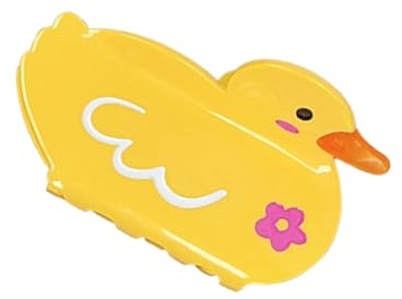 Greabuy Haarklammer mit Cartoon-Ente aus Acetat, starker Halt, modisches Haar-Accessoire, Haarschmuck für Damen und Mädchen im Alltag